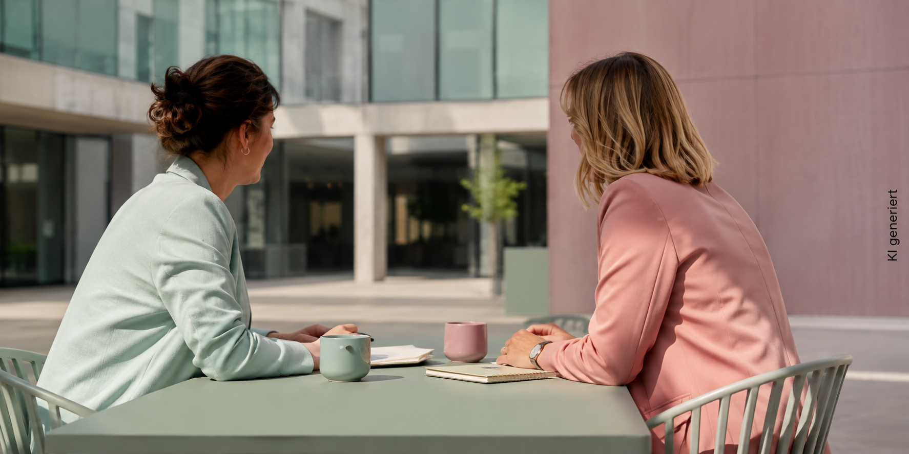Zwei Frauen im Coaching-Gespräch - was bringt Coaching wirklich bei beruflichen Blockaden